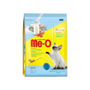Me-O Ocean Fish With Skimmed Milk Kitten Food Complete Nutrition Kibble Cat Food, 6.8 Kg