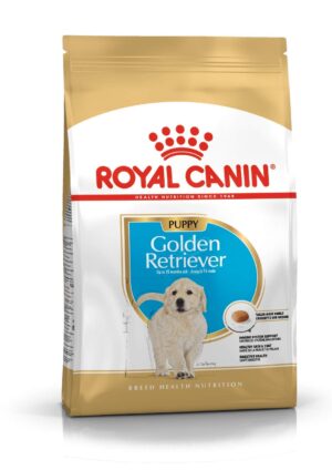 Royal Canin Golden Retriver Puppy Food, 3 Kg, Dry Food, Helps with Healthy Skin & Coat, Supports Immune System & Digestive Health