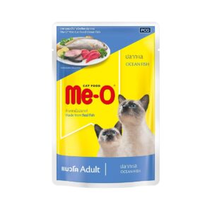 ME-O Wet Pouch Adult CAT Food Ocean Fish Flavour 80 ME-O Wet Pouch Adult CAT Food Ocean Fish Flavour 80 G Pack of 12, 960g