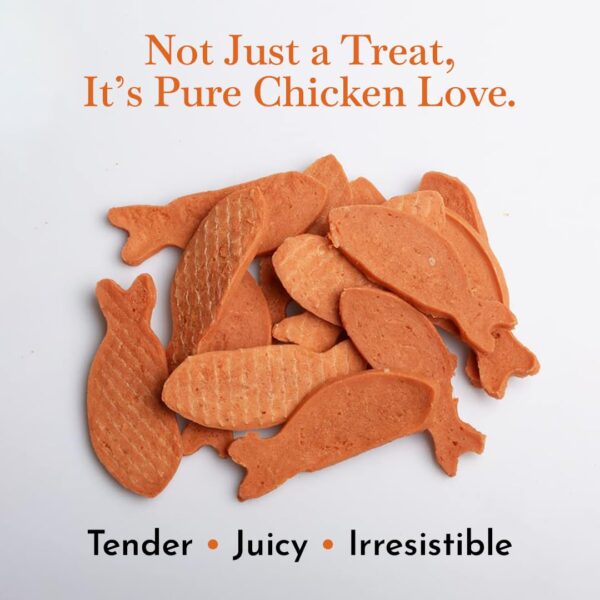 61nxpF3K0lL._SL1080_.jpg PETS EMPIRE O'Dog Fish Shape Salmon Fillet, Healthy Dog Treats, Chewy Dogs Bites for Training and Feeding, Made with Real Salmon, Non-Vegetarian Pup Snacks for Dogs, Puppies - 100g