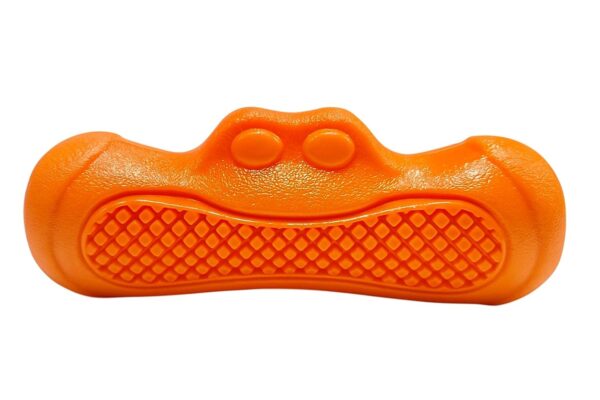 The Pets Company Indestructible Dog Chew Toy | Durable TPR The Pets Company Indestructible Dog Chew Toy | Durable TPR Rubber Pet Toy for Aggressive Chewers | Strong, Non-Toxic, Teeth Cleaning, Squeaky Roller Toy for Large Dogs - 6.3 Inches (Colour May Vary)