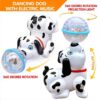 VGRASSP Dancing Dog Toy for Kids Babies with Music and 3D Flashing LED Light Ball - Cute Animal Puppy Gift for Boys and Girls