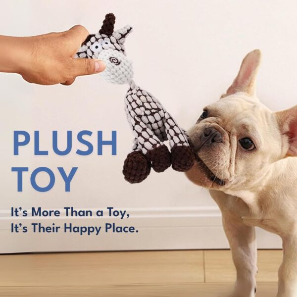 61q3uxZaD0L._SL1000_.jpg Interactive Tough Plush Dog Toy – Squeaky Sound Soft Chew Toys for Dogs – Durable Toy for Small, Medium & Large Dogs (Sheep)