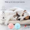 61qTrpMNXEL._SL1500_.jpg BELOXY Toy Intelligent Funny 360 Degree Rotatable Toys Rechargeable Rotating Ball with LED Light, Chasing Toy Automatic Rotating Smart Obstacle Avoiding (Pink) (Multi)