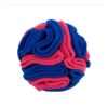 The Pets Company Snuggle Snuffle Dog Feeder Ball – Interactive The Pets Company Snuggle Snuffle Dog Feeder Ball – Interactive Puzzle Toy for Dogs, Mental Stimulation, Anxiety Relief, Slow Feeding, Machine Washable, Treat Dispenser, Multicolor - 6 Inches
