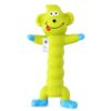 Foodie Puppies Interactive Latex Squeaky Chew Dog Toy - (Green Monkey, 20cm) | Small to Medium Dogs & Puppies | Durable, Rubber, Non-Toxic, Animal Design Playing & Fetching Pet Toy | Reduce Anxiety