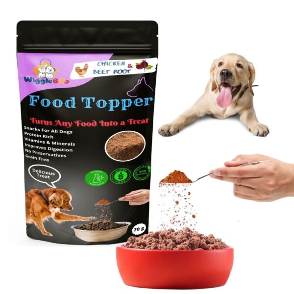 Magical Dog Food Topper || Joy of Best Taste || Magical Dog Food Topper || Joy of Best Taste || Chicken & Beet Root Flavour || Grain Free & Protein Rich || Super Energy Food || 70g
