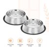 61rwLzexA6L._SL1500_.jpg Pets Empire Stainless Steel Dog Bowl, Dog Food Bowl, Dog Feeding Bowl, Medium (Set of 2 x 700ml)