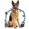 PSK PET MART Large Dog Rope Toys for Aggressive Chewers PSK PET MART Large Dog Rope Toys for Aggressive Chewers - Cotton Rope Dog Chew Toys for Tug of War and Training