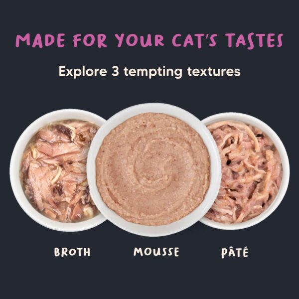 Meowsi by HUFT Tuna & Chicken Mousse Cat Wet Food - 80 gm | Pack of 6 | Soft & Tasty Meal for Persian & All Breeds | Protein-Rich, Hydrating & Easy to Digest | Supports Growth & Overall Health