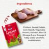 Drools Real Chicken Sweet Potato Twinned Roll, Dog Treats, 70gm | Rich in Protein, No Artificial Preservatives | Best for Training & Bonding | for Puppy & Adult