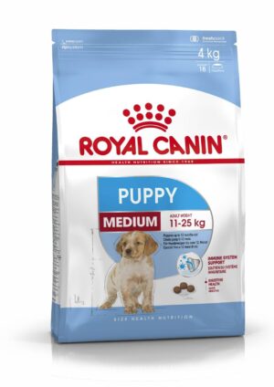 Royal Canin Medium Puppy Food, 1 Kg, Dry Food, Supports Royal Canin Medium Puppy Food, 1 Kg, Dry Food, Supports Digestive Health & Immune System, Provides Short Growth & High Energy Content