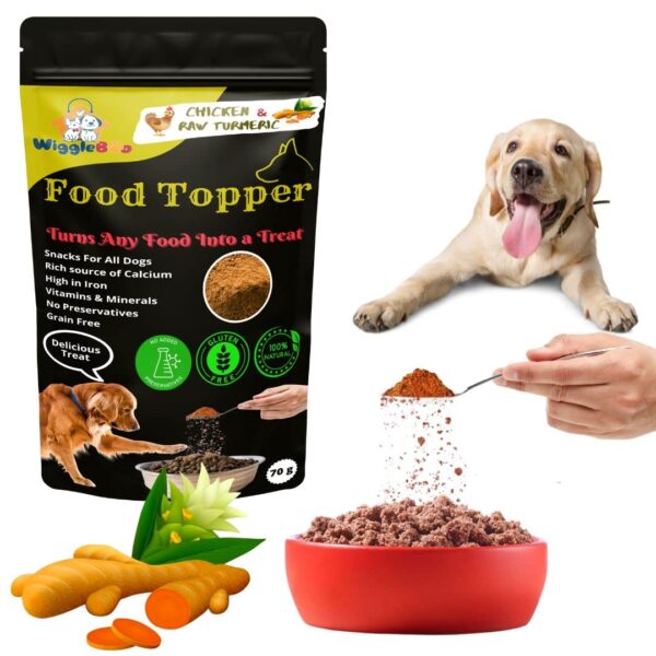 Magical Dog Food Topper || Joy of Best Taste || Magical Dog Food Topper || Joy of Best Taste || Chicken & Raw Turmeric Flavour || Grain Free & Protein Rich || Anti Oxident || 70g