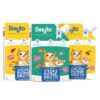 Smylo Summer Cooler, Hydration Rich Chicken & Fish Bone Broth Smylo Summer Cooler, Hydration Rich Chicken & Fish Bone Broth for Cats (2+1 Combo) | Rich in Collagen for Bones & Joints Health| Omega 3 & 6 for Shiny Fur & Coat | Cat Food Topper and Cat Supplements