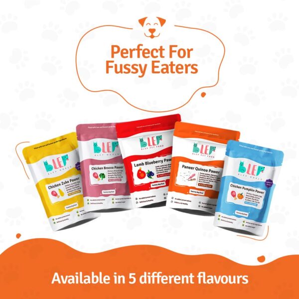 61xaiaLsajL._SL1080_.jpg BLEP Fresh Dog Food (Wet) Human Grade, Grain Free|Paneer, Quinoa & Mixed Veggies|Omega 3, 6, Vitamin A, D, E, B|Zero Preservatives & Sugar|Easily Digestible|for All Dog Breeds|100g (Pack of 1)