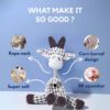 61yPeMDbwiL._SL1000_.jpg Interactive Tough Plush Dog Toy – Squeaky Sound Soft Chew Toys for Dogs – Durable Toy for Small, Medium & Large Dogs (Sheep)