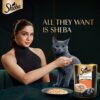 Sheba Fine Premium Adult (1+ Years) Wet Cat Food, Chicken with Tuna in Gravy, 70 g Pouch, High-Moisture Gravy cat Food for Healthy Hydration