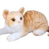 Tickles Cute Cat Soft Stuffed Plush Animal Toy for Kids Birthday Gift (Color: Yellow; Size: 28 cm)