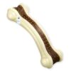 Foodie Puppies Durable Nylon Bone with Treat Chew Toy for Dogs (Arched Treat Bone - Medium) 13 cm | Non-Toxic, Safe & Long-Lasting | Ideal for Teething, Training & Aggressive Chewers of All Breeds