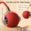 Interactive Rechargeable Smart Pet Chase Ball – Automatic Rolling Toy with Speedy Tail Rope for Bored Cats & Small Dogs (Colour May Vary)