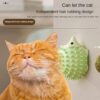 Sunkizzrs® Catnip Toy - Scratching & Rubbing Mint Balls(1 Pcs) Cats Rotatable Edible Mint Natural Healthy Teeth Cleaning Chew Claw Toy for Cat/Kitten (Green Hedgehog)