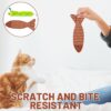 Catnip Toys for Cats, 2PCS Kitten Toys with Catnip, Catnips Cat Toys for Indoor Cats & Kittens, Interactive Plush Caterpillar & Fish, Teething Relief & Boredom Buster, Natural Catnips Attraction