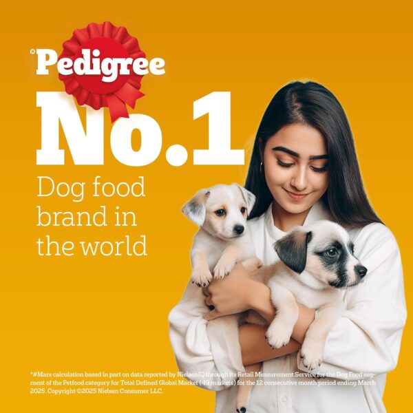 Pedigree Puppy Dry Dog Food, Chicken & Milk, 20 kg, Contains 37 Essential Nutrients, 100% Complete & Balanced Food for Puppies