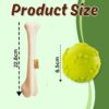 Foodie Puppies 2in1 Dog Toy Combo - (9inch Bone + Claw Ball) | Natural Latex Rubber Toys for Medium to Large Dogs | Durable, Chewing, Fetching, Playing, Teething & Training Chew Safe Play Toy