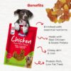 Drools Real Chicken Sweet Potato Twinned Roll, Dog Treats, 70gm | Rich in Protein, No Artificial Preservatives | Best for Training & Bonding | for Puppy & Adult