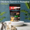 3 in 1 Magical Cat Food Topper || Joy of Best Taste || Chicken, Carrot & Pumpkin Flavour || Grain Free & Protein Rich ||Anti-Oxidant & Natural Dewormer || 70g