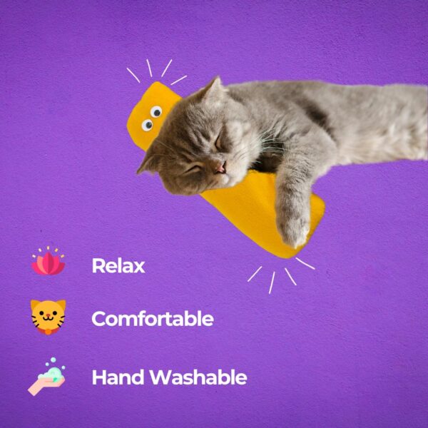710UAt6oRXL._SL1080_.jpg Cat Kicker Plush Toy Set for Cats & Kittens | Soft, Colorful & Lightweight Toys with Catnip fillable Pocket | Non-Squeaky, Fun Indoor Play | Pack of 3 (Colors May Vary)