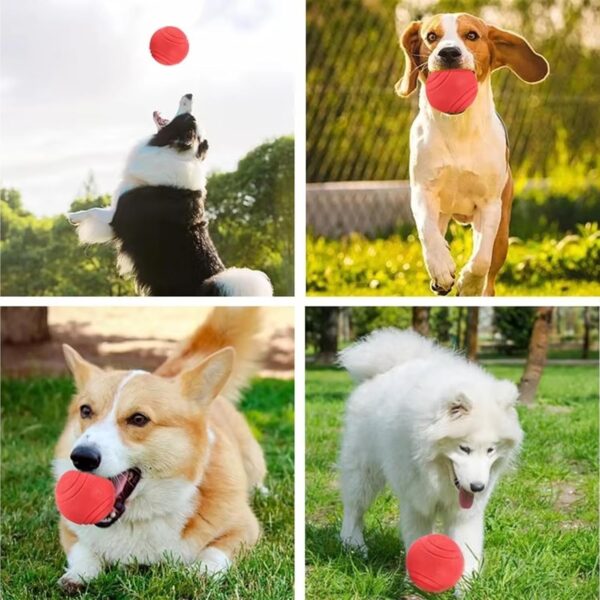 3 Pcs Durable Dog Ball with Rope - Interactive Dog Toys for Large Dogs and Puppies, Tough Dog Rope Toy for Fetch, Tug of War and Teeth Cleaning