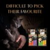Sheba Melty Premium Lickable Creamy Cat Treats, Maguro Selection – Tuna & Tuna & Prawn Flavors, 4 Sticks x 12g (48g), Creamy Treats for Bonding
