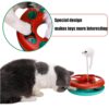 Pawzone Interactive Cat Toys Roller, Spring Cat Toys with Catnip, Kitten Tracks, Pet Toy with Moving Balls Teaser Mouse Exercise