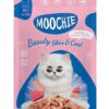 Moochie Tasty Wet Cat Food, (85g X 6 Pouches) Grain Free Cats Gravy Meal, Beauty Skin & Coat with Tuna, No Artificial Flavours Kitten Food, Non-Vegetarian Cat Foods Pouch for Kittens