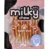 Dogaholic Milky Chew Sticks with Chicken | Soft & Tasty Dogaholic Milky Chew Sticks with Chicken | Soft & Tasty High-Protein Dog Treats | Ideal for Puppies & Adult Dogs Over 2 Months | 10 Piece Pack