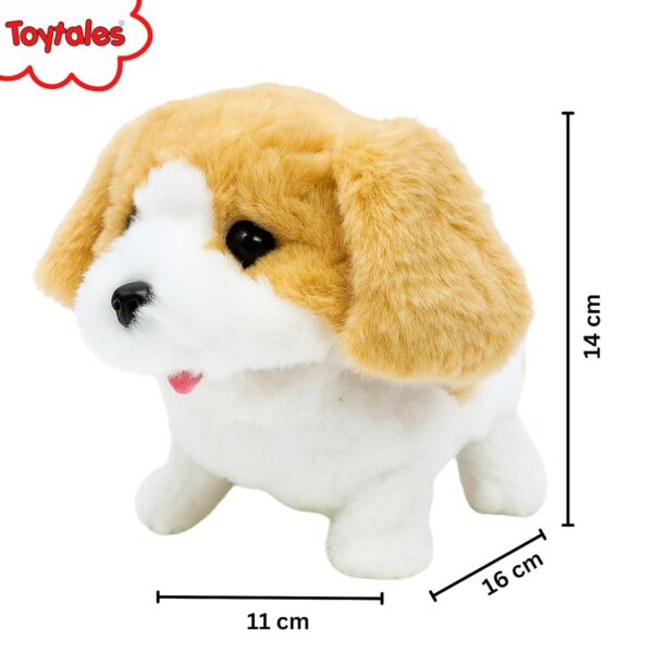 MABLE Snooby Walking & Barking Dog Toy for Kids | Interactive Battery-Operated Puppy with Sound and Movement | Soft Plush Electronic Pet Toy for Toddlers, Babies & Boys