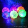 712msSEfe9L._SL1500_.jpg PSK PET MART LED Squeaky Ball Toy for Dogs, Cats and Puppies (Multicolour) -Pack of 5