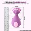 715aBxIt8lL._SL1500_.jpg Foodie Puppies Natural Latex Rubber Squeaky Chew Toy - (Purple Elephant, 12cm), Suitable for Puppy, X-Small to Small Dogs | Durable, Animal Design, Fetch & Chew Toy