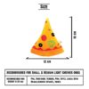 715sDapaGjL._SL1500_.jpg Goofy Tails Food Buddies Pizza Slice Plush Toy for Dogs | Crinkle Dog Toys for Puppies | Squeaky Toys for Dogs and Puppies