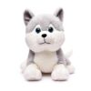 Webby Plush Husky Dog Stuffed Animal Puppy Soft Toy, Birthday Gift, Adorable Gifts for Kids and Adult, Glitter Eyes Soft Toy, 35CM (Grey) | for Boys & Girls