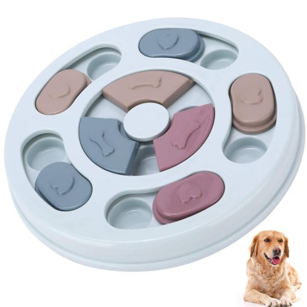 Dog Puzzle Toys Enrichment - Feeders Treat Dispensing Mentally Stimulating Toys for Smart Puppy Small Large Dogs