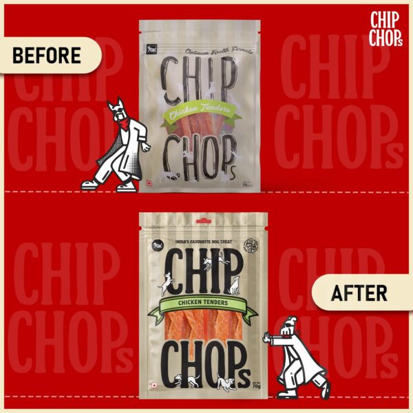 717LbAZEBxL._SL1500_.jpg Chip Chops All Life Stages Chicken Tenders Slice, Dry Dog Treat, 70g, Optimum Health Formula