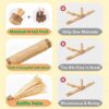 717eo0NKC4L._SL1500_.jpg Sunkizzrs® Huge Silvervine Stick with Sisal Rope & Gall Fruit & Raffia Palm —Matatabi Stick for Cat Teeth Cleaning —Interactive CatnipToy Set —Chew & Scratch Toys for Aggressive Chewers (Φ3 x 38cm)