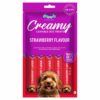 Drools Dog Treats, Creamy Strawberry 5 Sticks Tasty & Nutritious Drools Dog Treats, Creamy Strawberry 5 Sticks Tasty & Nutritious Snack for All Breeds, (15g x5),75g, All Life Stages