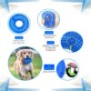 718RmujnxfL._SL1500_.jpg Woofy Pups&Pets Dog Squeaky Chew Toys For Aggressive Chewers | Dental Cleaning Non-Toxic Soft Natural Rubber Toy | Cute Crystal And Spiked Toy For Dogs (Ring Shape)