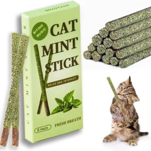cature Care by Nature Cat Chew Sticks - Natural Catnip cature Care by Nature Cat Chew Sticks - Natural Catnip Toys With Mint Stick For Cat Teeth Cleaning & Playful Entertainment