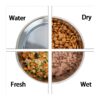 719TIhTMlNL._SL1500_.jpg Pets Empire Stainless Steel Dog Bowls– Medium Size Food & Water Bowl Set for Dogs & Cats | Non-Slip, Rust-Resistant, Durable | Red Marble Design (700ml x 2)