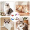 4 Pieces Cat Toys for Persian Cat, Interactive Flying Bird Toy for Kitten with Bell, Random Color Cat House Accessories, Cat Toy (Cute)
