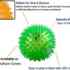 RvPaws LED Whistle Squeaky Squeaker Sound Ball Puppy Dog Cat Pet Chew Playing Rubber Ball Toy -4 Pieces (Set)